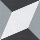 Mayolica Decor Forma Black 20x20