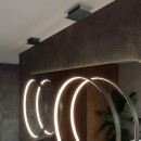 Thoro Lampa wisząca RIO 110 czarny LED 3000K