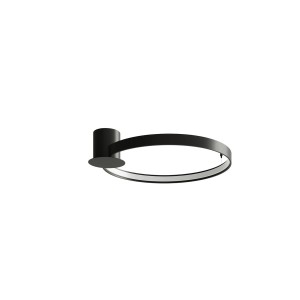 Thoro Plafon RIO 55 czarny LED 3000K 