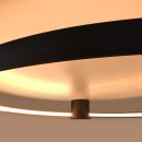Thoro Plafon RIO 78 czarny LED 3000K