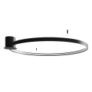 Thoro Plafon RIO 110 czarny LED 4000K