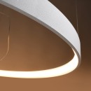Thoro Żyrandol RIO 2 55/78 czarny LED 3000K
