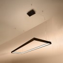 Thoro Żyrandol TUULA M czarny LED 3000K