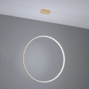 Thoro Lampa wisząca RIO 110 złota LED 4000K