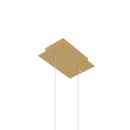 Thoro Lampa wisząca RIO 78 złota LED 3000K
