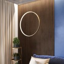 Thoro Lampa wisząca RIO 78 złota LED 3000K