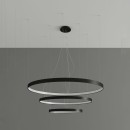 Thoro Żyrandol RIO 3 55/78/110 czarny LED 4000K