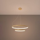 Thoro Żyrandol RIO 2 55/78 złoty LED 3000K