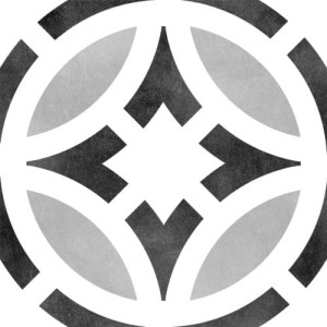 Estudio Frame15 Decor Patchwork B&W 15x15 płytka patchworkowa