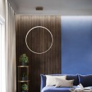Thoro Lampa wisząca RIO 55 złota LED 4000K
