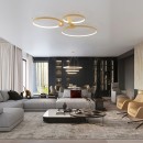 Thoro Plafon RIO 55 złoty LED 3000K