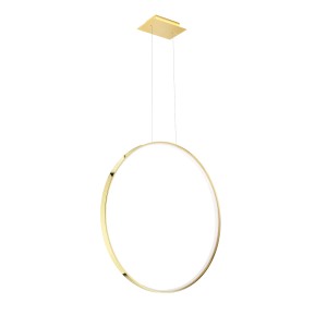Thoro Lampa wisząca RIO 78 złoty połysk LED 3000K 