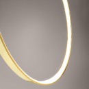 Thoro Lampa wisząca RIO 78 złoty połysk LED 3000K