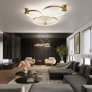 Thoro Lampa wisząca RIO 78 złoty połysk LED 3000K