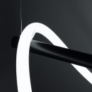 Thoro Lampa wisząca GALAKSE 84 czarna LED 2700-6500K