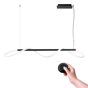 Thoro Lampa wisząca GALAKSE 148 czarna LED 2700-6500K 