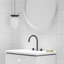 Ravak Espirit ES 018.20BLM X070275 bateria umywalkowa dwuuchwytowa trzyotworowa stojąca czarna