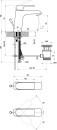 Ravak Flat FL 013.00CR X070117 bateria umywalkowa stojąca jednouchwytowa chrom