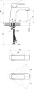 Ravak Flat FL 014.20BL X070173 bateria umywalkowa stojąca jednouchwytowa czarna