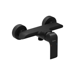 Ravak Flat FL 032.20BL X070177 bateria prysznicowa naścienna jednouchwytowa czarna