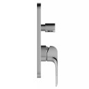 Ravak Flat FL 065.00CR X070123 bateria wannowa podtynkowa jednouchwytowa z przełącznikiem do R-box chrom