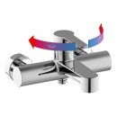 Ravak Puri PU 022.00CR X070115 bateria wannowa naścienna jednouchwytowa chrom