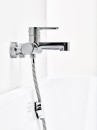 Ravak Puri PU 022.00CR X070115 bateria wannowa naścienna jednouchwytowa chrom