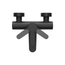 Ravak Puri PU 022.00BL X070185 bateria wannowa naścienna jednouchwytowa czarna