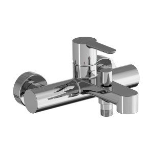 Ravak Puri PU 022.01CR X070169 bateria wannowa naścienna jednouchwytowa z przełącznikiem chrom