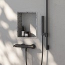 Ravak Puri PU 032.20BL X070187 bateria prysznicowa naścienna jednouchwytowa czarna