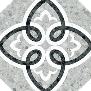 Vives Niza Octógono Garde Gris 20x20 płytki patchworkowe gresowe