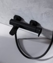 Ravak 10° Free TD F 022.20BL X070152 bateria wannowa ścienna jednouchwytowa czarna