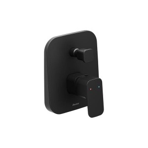 Ravak 10° Free TD F 061.20BL X070156 bateria prysznicowa podtynkowa z przełącznikiem jednouchwytowa czarna