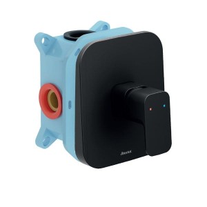 Ravak 10° Free TD F 066.20BL X070159 bateria prysznicowa podtynkowa  jednouchwytowa bez przełącznika do R-box czarna