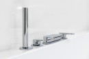 Ravak Chrome CR 025.00CR X070073 bateria wannowa stojąca dwuuchwytowa chrom
