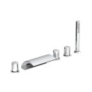 Ravak Chrome WF 025.00 X070060 bateria wannowa stojąca dwuuchwytowa chrom