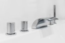 Ravak Chrome WF 025.00 X070060 bateria wannowa stojąca dwuuchwytowa chrom