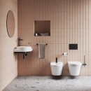 Ravak 10° TD 320.20BL X07P562 podwójny reling na ręcznik czarny