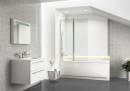 Ravak Chrome CR 220.00 X07P189 komplet kubków szklanych z uchwytem naściennym chrom