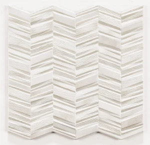 Realonda Chevron White 44x44 płytka ścienna
