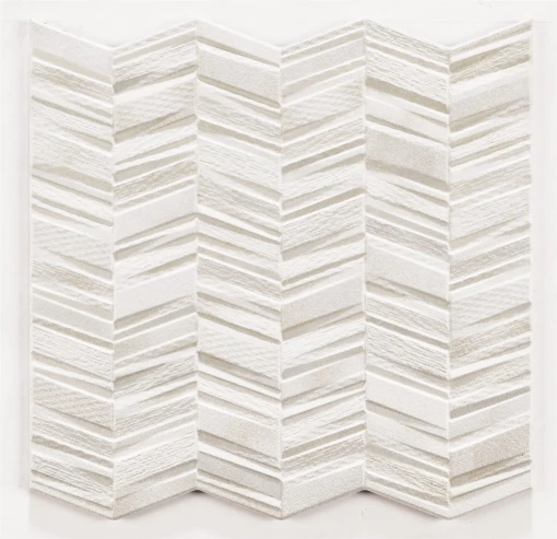 Realonda Chevron White 44x44 płytka ścienna