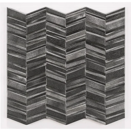 Realonda Chevron Black 44x44 płytka ścienna