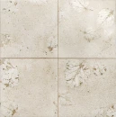 Realonda Leaf 44x44 płytka gresowa imtująca beton z motywem kwiatowym