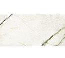 Płytka ścienno-podłogowa marmuropodobna w kolorze białym z zieloną żyłą, matowa powierzchnia Porcelanosa Calacatta Green Silk 59,6x120 100338820
