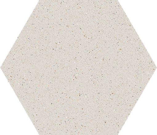 Vives Hexagono Micra Blanco 51,9x59,9 płytka gresowa imitująca lastryko