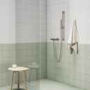 Ravak 974.60RGB X07P715 drążek prysznicowy z przesuwnym uchwytem prysznica 70 cm złoty