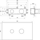 Ravak RB 07B.50 X070231 kaseta instalacyjna R-box Basin niebieska