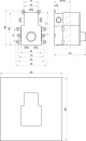 Ravak RB 07F.50 X070235 kaseta instalacyjna R-box Vertical O2/O3 niebieska