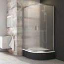 Ravak Blix BLCP4-80 Sabina 3B240U40ZG kabina prysznicowa 80x80 półokrągła