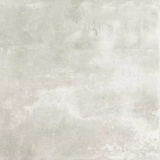 Płytka gresowa w kolorze białym, imitująca beton, w matowym wykończeniu Florim Architectural Design Rawtech Raw-White Naturale 60x60
